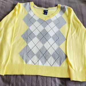 izod argyle sweater